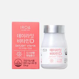[Green Friends] IROA DAYLIGHT Vitamin D _ 90 Tablets, 1 Month Supply, 1000 IU, with Magnesium and Calcium, Dietary Supplement, Promotes Healthy Bones _ Made in Korea